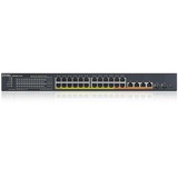 Zyxel XMG1930-30HP Administreret L3 2.5G Ethernet (100/1000/2500) Strøm over Ethernet (PoE) 1U Sort, Switch Administreret, L3, 2.5G Ethernet (100/1000/2500), Strøm over Ethernet (PoE), Stativ-montering, 1U