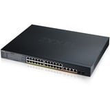 Zyxel XMG1930-30HP Administreret L3 2.5G Ethernet (100/1000/2500) Strøm over Ethernet (PoE) 1U Sort, Switch Administreret, L3, 2.5G Ethernet (100/1000/2500), Strøm over Ethernet (PoE), Stativ-montering, 1U
