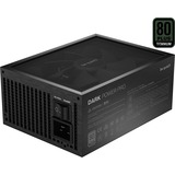 be quiet! Dark Power Pro 12 1200W enhed til strømforsyning 20+4 pin ATX ATX Sort, PC strømforsyning Sort, 1200 W, 100 - 240 V, 1300 W, 50/60 Hz, 16 - 8 A, 16 A