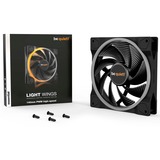 be quiet! Light Wings | 140mm PWM high-speed Computerkabinet Ventilator 14 cm Sort 1 stk, Sag fan Sort, Ventilator, 14 cm, 2200 rpm, 31 dB, 71,7 kubikfod/min., 121,82 m³/t