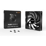 be quiet! Pure Wings 3 140mm PWM high-speed , Sag fan Sort