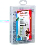 fischer Profi-Box GK + skruer, Dyvel Lys grå