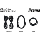 iiyama ProLite X2797HSU-B1, LED-skærm Sort (mat)