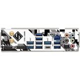 ASRock 90-MXBKD0-A0UAYZ, Bundkort Sølv/Sort