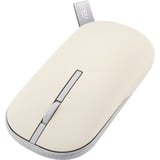 ASUS Marshmallow Mouse MD100 mus Kontor Ambidextrous RF trådløs + Bluetooth Optisk 1600 dpi Beige/grå, Ambidextrous, Optisk, RF trådløs + Bluetooth, 1600 dpi, Beige, Grøn