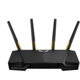 ASUS TUF Gaming AX3000 V2 trådløs router Gigabit Ethernet Dual-band (2,4 GHz / 5 GHz) Sort, Orange Sort/Gul, Wi-Fi 6 (802.11ax), Dual-band (2,4 GHz / 5 GHz), Ethernet LAN, Sort, Orange, Bordplade router