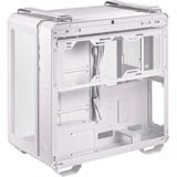 ASUS TUF Gaming GT502 Midi Tower Hvid, Towerkabinet Hvid, Midi Tower, PC, Hvid, ATX, micro ATX, Mini-ITX, Spil, 16,3 cm