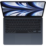 Apple MacBook Air MacBookAir M2 Notebook 34,5 cm (13.6") Apple M 8 GB 256 GB SSD Wi-Fi 6 (802.11ax) macOS Monterey Blå Sort, Apple M, 34,5 cm (13.6"), 2560 x 1664 pixel, 8 GB, 256 GB, macOS Monterey