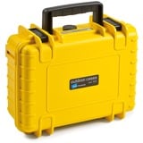 B&W outdoor.case Typ 1000 SI, Kuffert Gul
