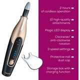 Beurer MP 84 Special Edition, Negle pleje Guld