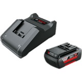 Bosch F016800609 ledningsfrit batteri og ledningsfri oplader Batteri- og opladersæt Sort, Batteri- og opladersæt, Lithium-Ion (Li-Ion), 2 At, 36 V, Bosch, Sort
