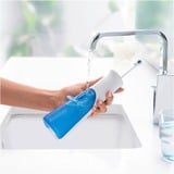Braun AquaCare 4 Oral Vandspray, Mundpleje Hvid, Hvid, Trådløs oralvandingsanordning, Roterende, pulserende tandbørste, Knapper, Batteri, 159 mm