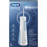 Braun AquaCare 4 Oral Vandspray, Mundpleje Hvid, Hvid, Trådløs oralvandingsanordning, Roterende, pulserende tandbørste, Knapper, Batteri, 159 mm