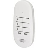 Brennenstuhl Comfort-Line Funk-Set Mini 3+1, Switched stikkontakt Hvid