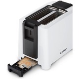 Cloer Toaster 3531 2 skive(r) 900 W Sort, Hvid, Brødrister Hvid/Sort, 2 skive(r), Sort, Hvid, Plast, Knapper, Dreje, 900 W, 155 mm