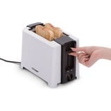 Cloer Toaster 3531 2 skive(r) 900 W Sort, Hvid, Brødrister Hvid/Sort, 2 skive(r), Sort, Hvid, Plast, Knapper, Dreje, 900 W, 155 mm