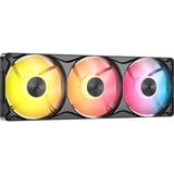 Corsair RS360 II Unified Frame ARGB, Sag fan Sort