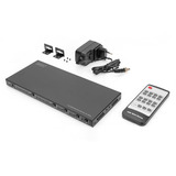 Digitus 4K HDMI-switch, 4x2, HDMI switch grå