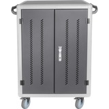 Digitus DN-45002 administration af bærbar enhed - vogn & kabinet Fritstående Sort, Ladestation Sort, Fritstående, Sort, Gulv, Acrylonitrilbutadienstyren, Aluminium, Stål, Notebook, 39,6 cm (15.6")
