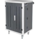 Digitus DN-45002 administration af bærbar enhed - vogn & kabinet Fritstående Sort, Ladestation Sort, Fritstående, Sort, Gulv, Acrylonitrilbutadienstyren, Aluminium, Stål, Notebook, 39,6 cm (15.6")