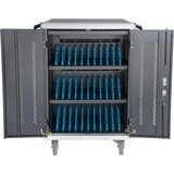 Digitus DN-45002 administration af bærbar enhed - vogn & kabinet Fritstående Sort, Ladestation Sort, Fritstående, Sort, Gulv, Acrylonitrilbutadienstyren, Aluminium, Stål, Notebook, 39,6 cm (15.6")