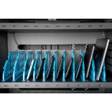 Digitus DN-45002 administration af bærbar enhed - vogn & kabinet Fritstående Sort, Ladestation Sort, Fritstående, Sort, Gulv, Acrylonitrilbutadienstyren, Aluminium, Stål, Notebook, 39,6 cm (15.6")