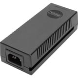 Digitus DN-95108 PoE adapter 10 Gigabit Ethernet 52 V, PoE injektor Sort, 10 Gigabit Ethernet, 10,100,1000,2500,5000,10000 Mbit/s, IEEE 802.3at, Sort, 100 m, PoE, Strøm