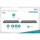Digitus DS-55509, HDMI switch grå