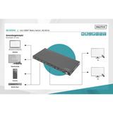 Digitus DS-55509, HDMI switch grå