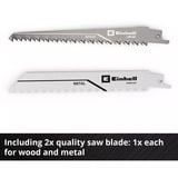 EINHELL Power X-Change Akku universal bajonetsav TE-AP 18/13 Li - Solo, 18 Volt, Bajonet sav Rød/Sort