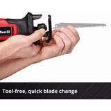 EINHELL Power X-Change Akku universal bajonetsav TE-AP 18/13 Li - Solo, 18 Volt, Bajonet sav Rød/Sort