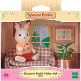 EPOCH Sylvanian Families - Stue sæt med chokoladehare far, Bygge legetøj 