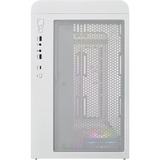 FSP S380-WA Micro Tower Hvid, Towerkabinet Hvid, Micro Tower, PC, Hvid, micro ATX, Mini-ITX, SPCC, Hærdet glas, Spil