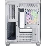 FSP S380-WA Micro Tower Hvid, Towerkabinet Hvid, Micro Tower, PC, Hvid, micro ATX, Mini-ITX, SPCC, Hærdet glas, Spil