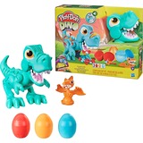 Hasbro Dino Crew Crunchin' T-Rex Modeling clay playset 572 g Flerfarvet 1 stk, Ælt Modeling clay playset, Flerfarvet, Barn, 5 stk, 3 farver, 3 År
