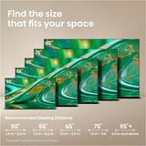 Hisense ULED 50E8S MiniLED, QLED TV Sort/mørk grå
