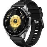 Huawei WATCH GT6 3,73 cm (1.47") AMOLED 46 mm Digital 466 x 466 pixel Berøringsskærm Rustfrit stål GPS (satellit), SmartWatch Sort, 3,73 cm (1.47"), AMOLED, Berøringsskærm, 64 GB, GPS (satellit), 51 g