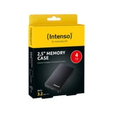 Intenso 2,5" Memory Case ekstern harddisk 4000 GB Sort Sort, 5" Memory Case, 4000 GB, 2.5", 3.2 Gen 1 (3.1 Gen 1), 5400 rpm, Sort