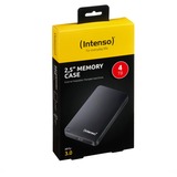 Intenso 2,5" Memory Case ekstern harddisk 4000 GB Sort Sort, 5" Memory Case, 4000 GB, 2.5", 3.2 Gen 1 (3.1 Gen 1), 5400 rpm, Sort