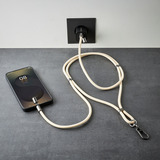 Intenso Mobiltelefonkæde og opladnings-/datakabel Beige