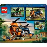 LEGO City Jungleeventyr – helikopter og ekspeditionsbase, Bygge legetøj Byggesæt, 8 År, Plast, 881 stk, 1,72 kg