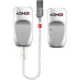 Lindy USB 1.1 Cat.6 Extender, USB-forlænger Sølv