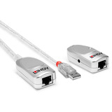 Lindy USB 1.1 Cat.6 Extender, USB-forlænger Sølv