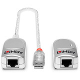 Lindy USB 1.1 Cat.6 Extender, USB-forlænger Sølv
