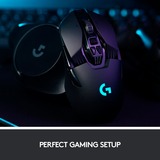 Logitech G903 Lightspeed mus Ambidextrous RF trådløst Optisk 25600 dpi, Gaming mus Sort, Ambidextrous, Optisk, RF trådløst, 25600 dpi, 1 ms, Sort