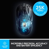 Logitech G903 Lightspeed mus Ambidextrous RF trådløst Optisk 25600 dpi, Gaming mus Sort, Ambidextrous, Optisk, RF trådløst, 25600 dpi, 1 ms, Sort