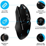 Logitech G903 Lightspeed mus Ambidextrous RF trådløst Optisk 25600 dpi, Gaming mus Sort, Ambidextrous, Optisk, RF trådløst, 25600 dpi, 1 ms, Sort