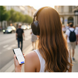 Medion Life HX-1 Plus ANC Over-Ear Hovedtelefoner Sort