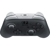 Nintendo Switch 2 Pro Controller Sort Bluetooth Gamepad Analog/digital Nintendo Switch 2 Sort, Gamepad, Nintendo Switch 2, Capture button, D-måtte, Hjemknap, Analog/digital, Trådløs, Bluetooth