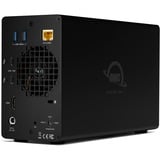 OWC Gemini Thunderbolt Dock og Dual-Bay RAID lagerhus, Drev kabinet Sort